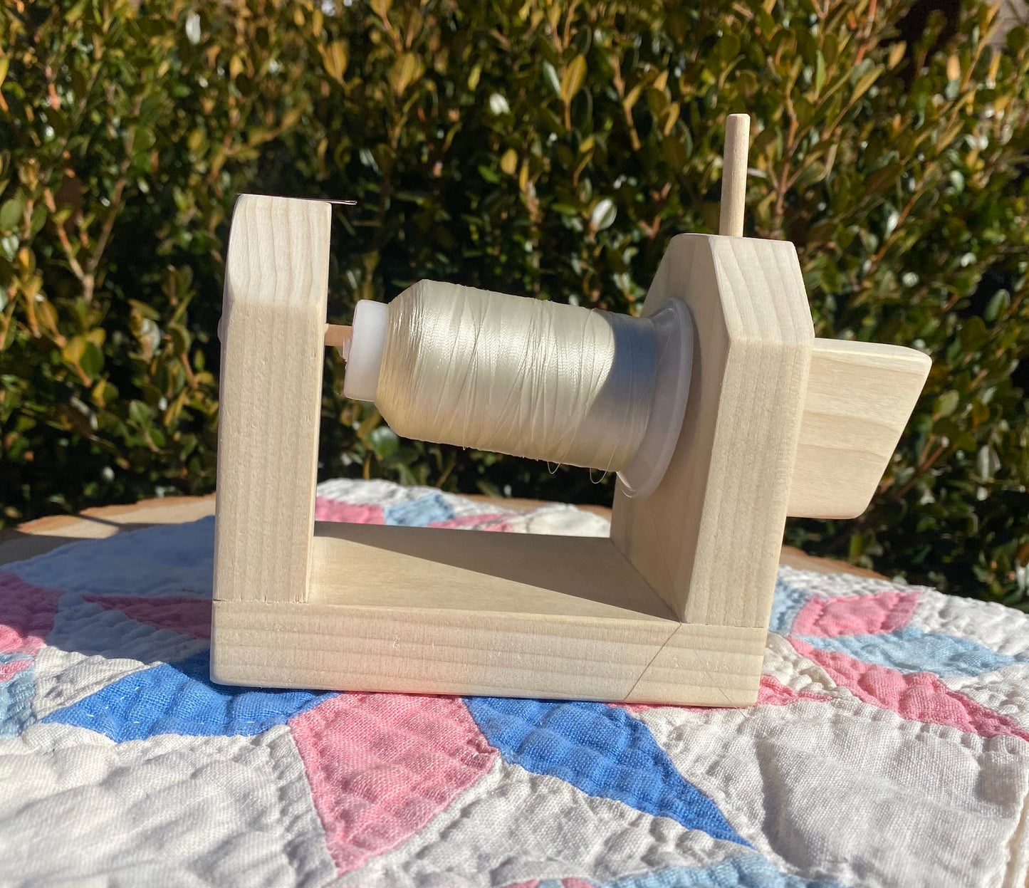 Spool Tool-Handmade Thread Spool Holder-Quilt Binding- Applique-Gift for Quilter-Sewing Organizer-Sewing/Quilting Accessory-Hand Quilting