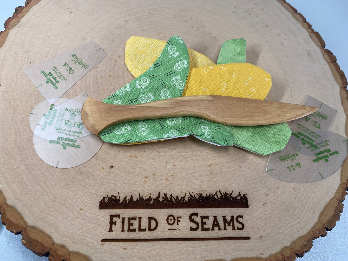 Seam/Point turner- Handcrafted from Hickory for Quilters and Sewists