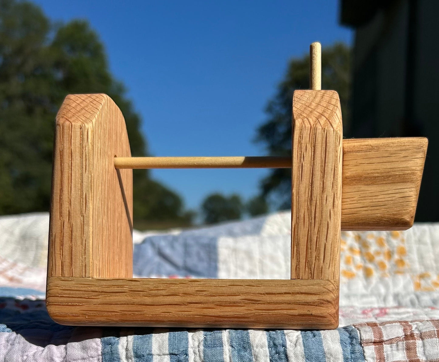 Spool Tool-Handmade Thread Spool Holder-Quilt Binding- Applique-Gift for Quilter-Sewing Organizer-Sewing/Quilting Accessory-Hand Quilting