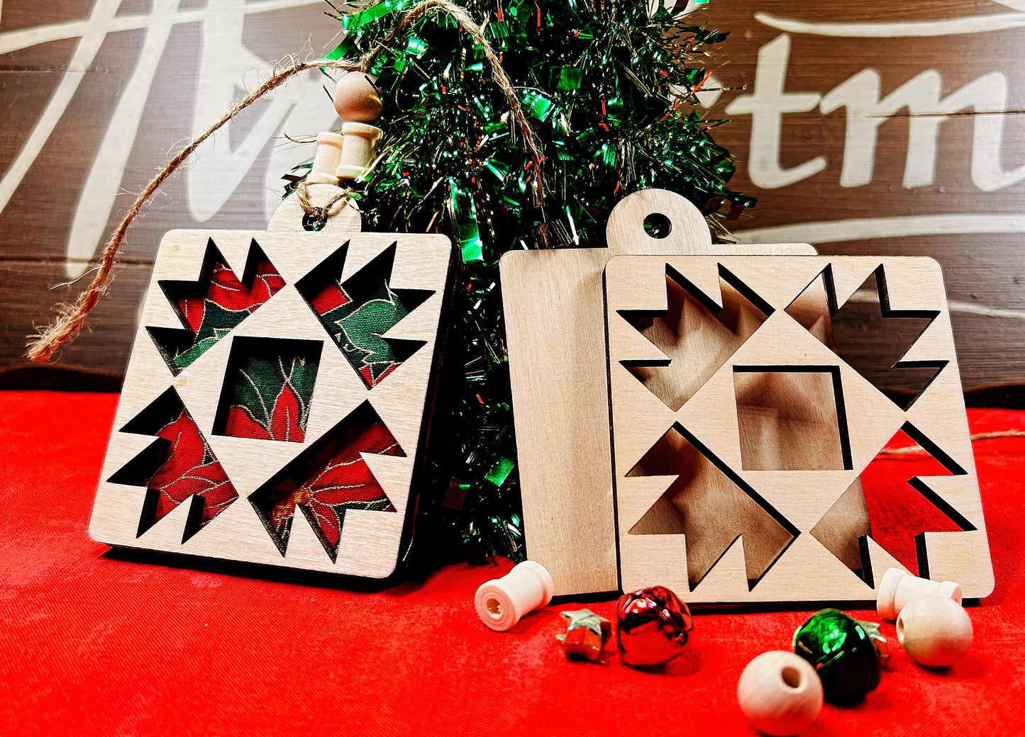 Barn Star-Quilt Block Ornament