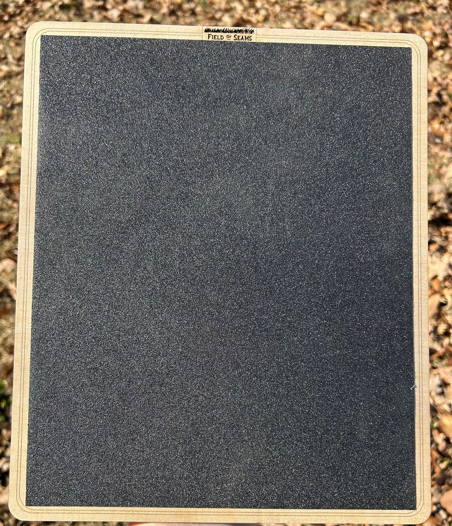 Sandpaper Basting Board Field of Seams