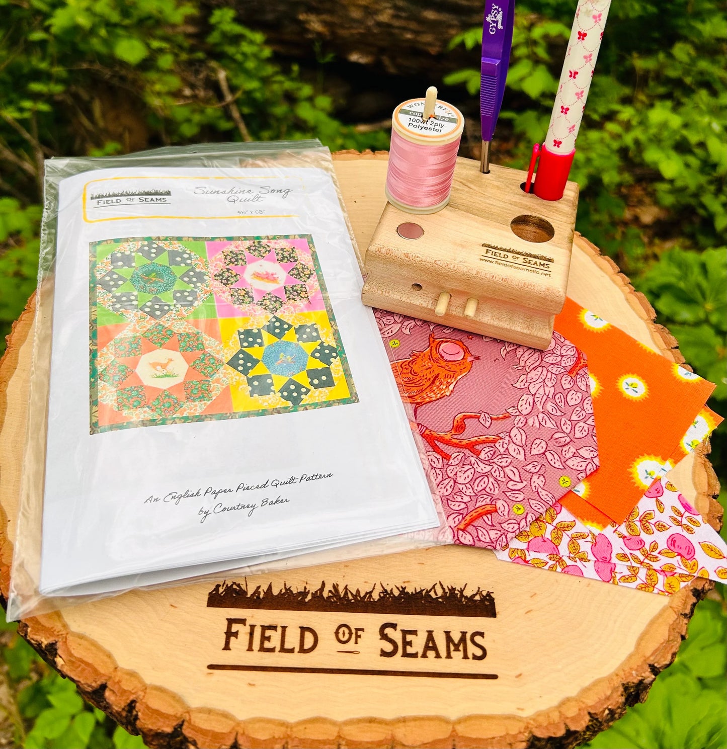 Digital Download for Sunshine Song EPP Pattern by Field of Seams