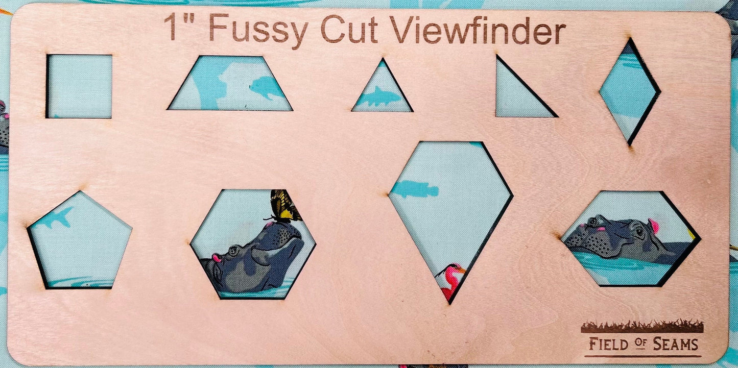 Fussy Cut Viewfinder-1"-English Paper Piecing-Quilting